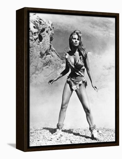 One Million Years B.C., Raquel Welch, 1966-null-Framed Stretched Canvas