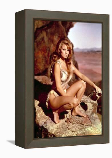 One Million Years BC, Raquel Welch, 1966-null-Framed Stretched Canvas