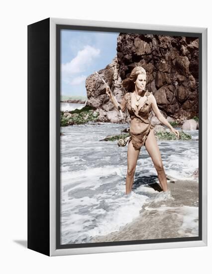 One Million Years BC, Raquel Welch, 1966-null-Framed Stretched Canvas