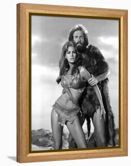 One Million Years BC Raquel Welch, John Richardson, 1966-null-Framed Stretched Canvas