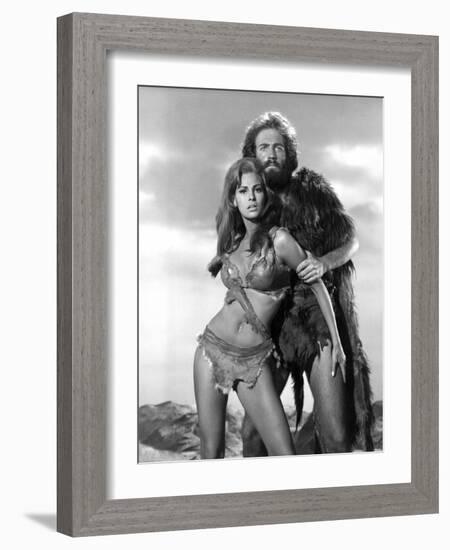 One Million Years BC Raquel Welch, John Richardson, 1966-null-Framed Photo