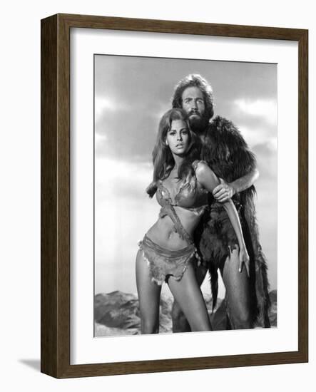 One Million Years BC Raquel Welch, John Richardson, 1966-null-Framed Photo
