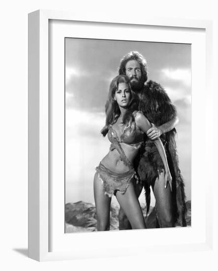 One Million Years BC Raquel Welch, John Richardson, 1966-null-Framed Photo