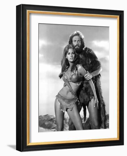 One Million Years BC Raquel Welch, John Richardson, 1966-null-Framed Photo