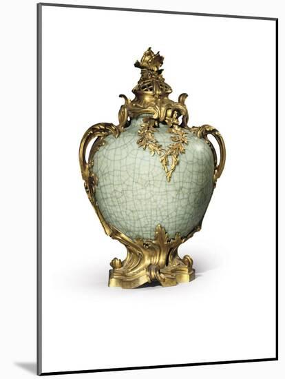 One of a Pair of Louis Xv Style Vases and Covers, Mounts Dated 1883, Porcelain Late Eighteenth-Henri Dasson-Mounted Giclee Print