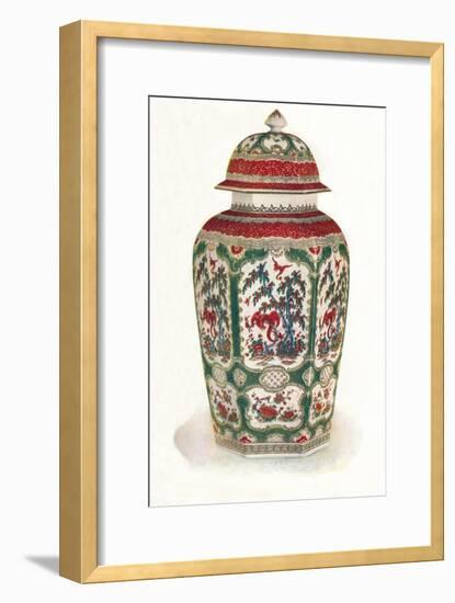 'One of a Pair of Worcester Vases', 1911-Unknown-Framed Giclee Print