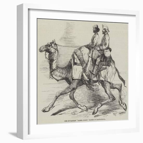 One of Barras' Camel Corps, Raised in Rajpootana-Harrison William Weir-Framed Giclee Print