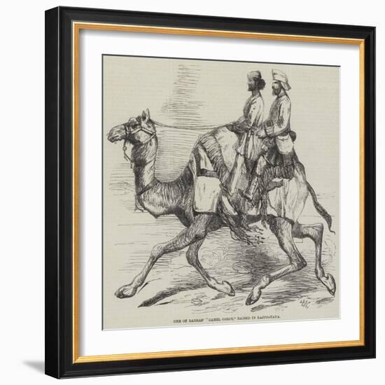 One of Barras' Camel Corps, Raised in Rajpootana-Harrison William Weir-Framed Giclee Print