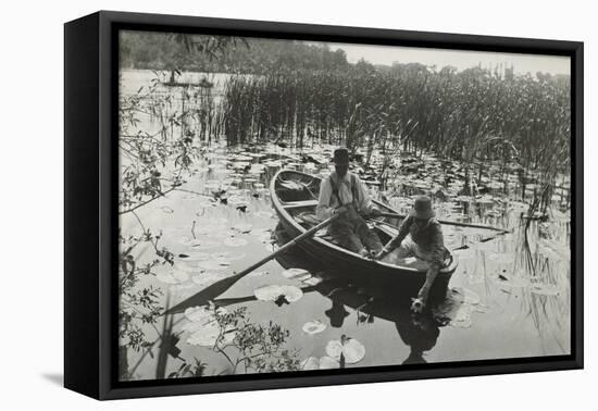 One of Forty Platinum Prints from Life and Landscape on the Norfolk Broads, 1886-Peter Henry Emerson-Framed Premier Image Canvas