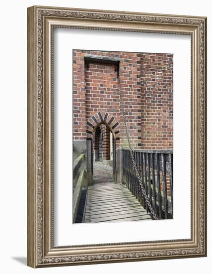 One of several drawbridge entrances to Malbork fortress.-Mallorie Ostrowitz-Framed Photographic Print