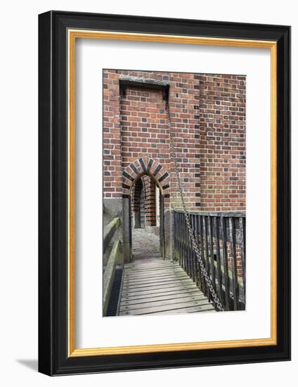 One of several drawbridge entrances to Malbork fortress.-Mallorie Ostrowitz-Framed Photographic Print