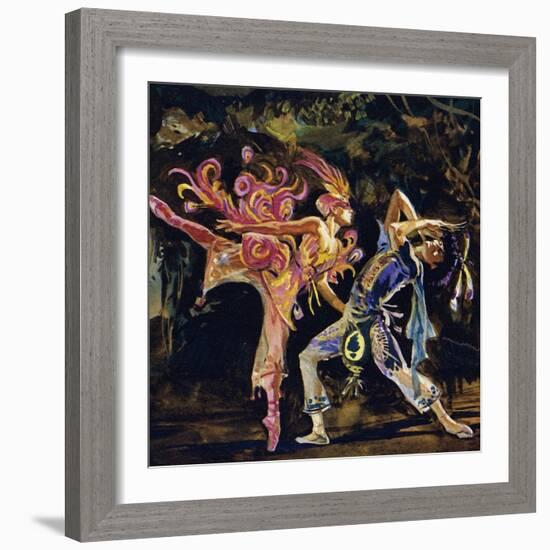 One of Stravinsky's Masterpieces Is the Firebird-null-Framed Giclee Print