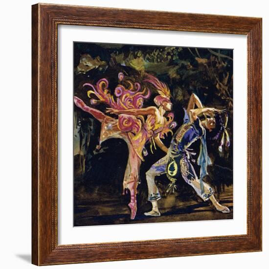 One of Stravinsky's Masterpieces Is the Firebird-null-Framed Giclee Print