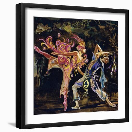 One of Stravinsky's Masterpieces Is the Firebird-null-Framed Giclee Print