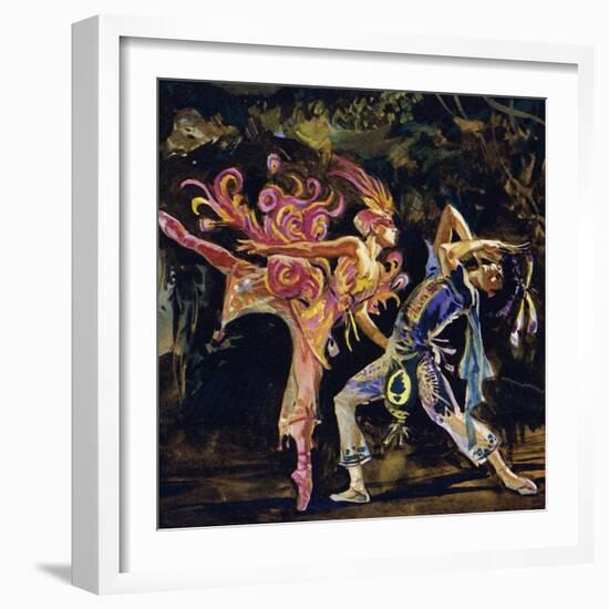 One of Stravinsky's Masterpieces Is the Firebird-null-Framed Giclee Print