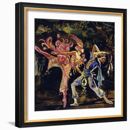 One of Stravinsky's Masterpieces Is the Firebird-null-Framed Giclee Print