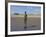 One of the 100 Men of Another Place, also known as the Iron Men, Statues by Antony Gormley-Ethel Davies-Framed Photographic Print