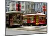 One of the 1920s Era Streetcars-null-Mounted Photographic Print