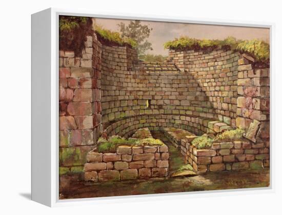 One of the Buildings in the Excavations Near the River-Charles Richardson-Framed Premier Image Canvas