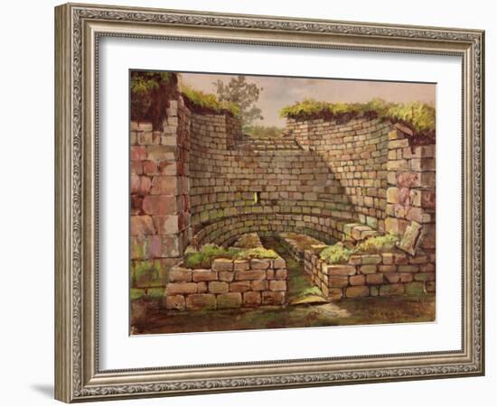 One of the Buildings in the Excavations Near the River-Charles Richardson-Framed Giclee Print