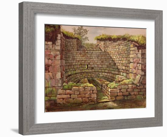 One of the Buildings in the Excavations Near the River-Charles Richardson-Framed Giclee Print