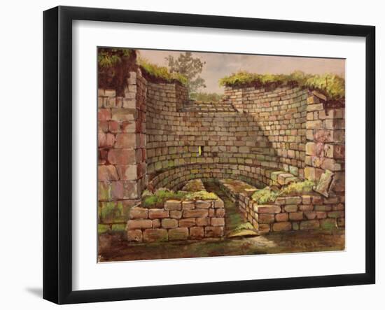 One of the Buildings in the Excavations Near the River-Charles Richardson-Framed Giclee Print