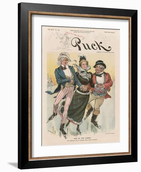 'One of the Causes', Cover from 'Puck Magazine', Vol. XLIV, No. 1138, Dec. 28th 1898-Joseph Keppler-Framed Giclee Print