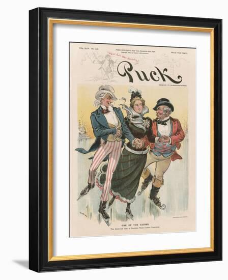 'One of the Causes', Cover from 'Puck Magazine', Vol. XLIV, No. 1138, Dec. 28th 1898-Joseph Keppler-Framed Giclee Print