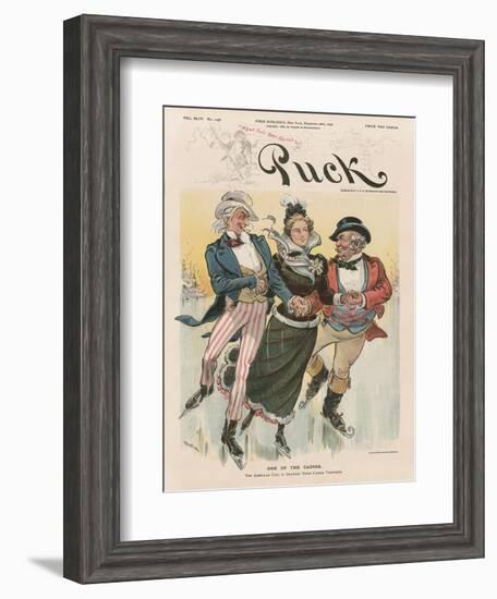 'One of the Causes', Cover from 'Puck Magazine', Vol. XLIV, No. 1138, Dec. 28th 1898-Joseph Keppler-Framed Giclee Print