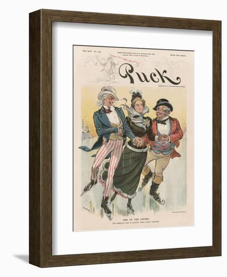 'One of the Causes', Cover from 'Puck Magazine', Vol. XLIV, No. 1138, Dec. 28th 1898-Joseph Keppler-Framed Giclee Print