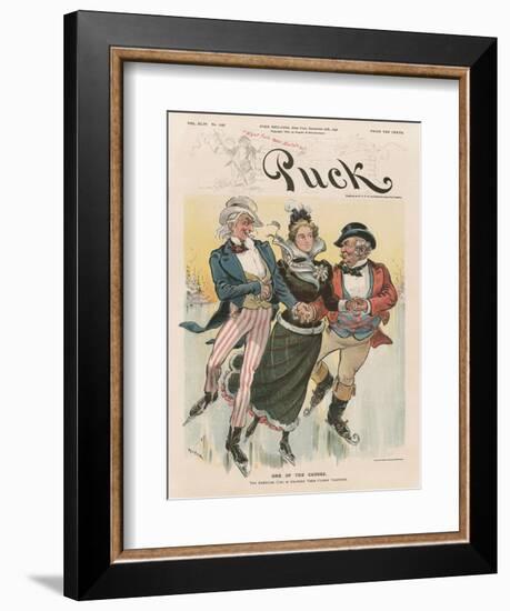 'One of the Causes', Cover from 'Puck Magazine', Vol. XLIV, No. 1138, Dec. 28th 1898-Joseph Keppler-Framed Giclee Print