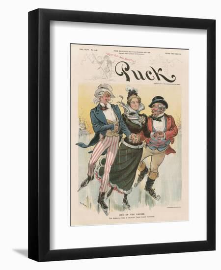 'One of the Causes', Cover from 'Puck Magazine', Vol. XLIV, No. 1138, Dec. 28th 1898-Joseph Keppler-Framed Giclee Print