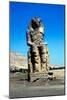 One of the Colossi of Memnon, Near the Valley of the Kings, Egypt, 14th Century Bc-null-Mounted Photographic Print