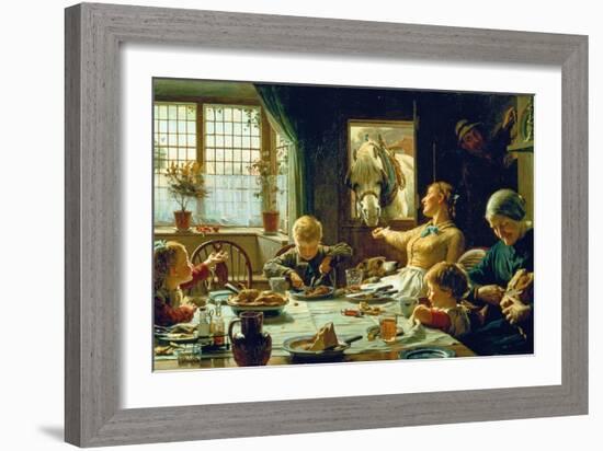 One of the Family, 1880-Frederick George Cotman-Framed Giclee Print