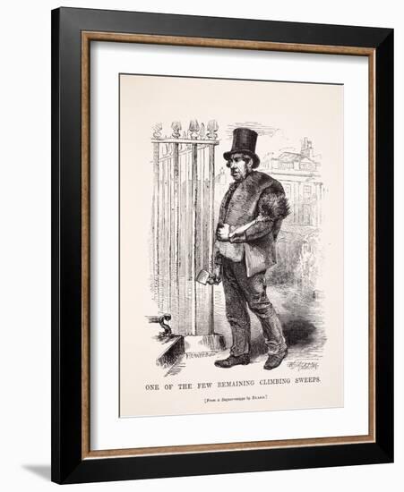 One of the Few Remaining Chimney Sweeps, from the Daguerreotype by Richard Beard-English-Framed Giclee Print