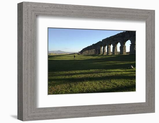 One of the Largest Aqueducts in Rome Built in the Year 38 Bc, Rome, Lazio, Italy, Europe-Oliviero Olivieri-Framed Photographic Print