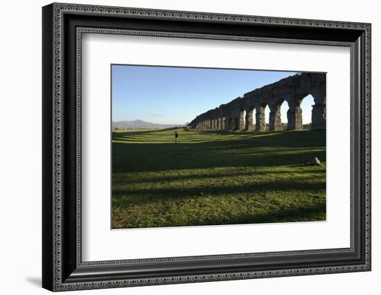 One of the Largest Aqueducts in Rome Built in the Year 38 Bc, Rome, Lazio, Italy, Europe-Oliviero Olivieri-Framed Photographic Print