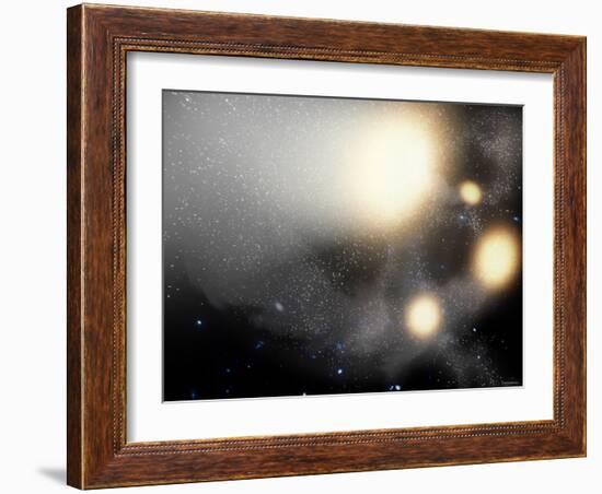 One of the Largest Smash-Ups of Galaxies Ever Observed-Stocktrek Images-Framed Photographic Print