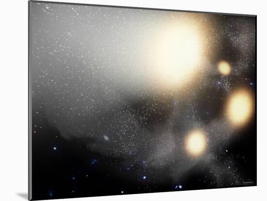 One of the Largest Smash-Ups of Galaxies Ever Observed-Stocktrek Images-Mounted Photographic Print