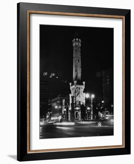 One of the Major Landmark Buildings in Chicago-null-Framed Photographic Print