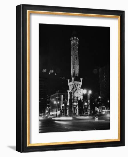 One of the Major Landmark Buildings in Chicago-null-Framed Photographic Print