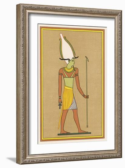 One of the Names Given to This God of the Underworld and of Vegetation is Osiris-Unnefer-E.a. Wallis Budge-Framed Art Print