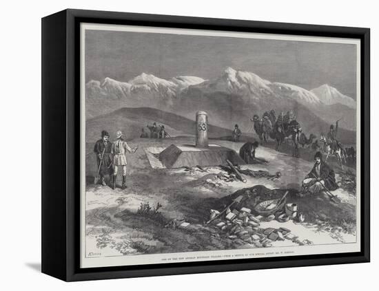 One of the New Afghan Boundary Pillars-William 'Crimea' Simpson-Framed Premier Image Canvas