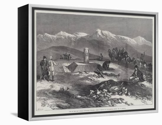 One of the New Afghan Boundary Pillars-William 'Crimea' Simpson-Framed Premier Image Canvas