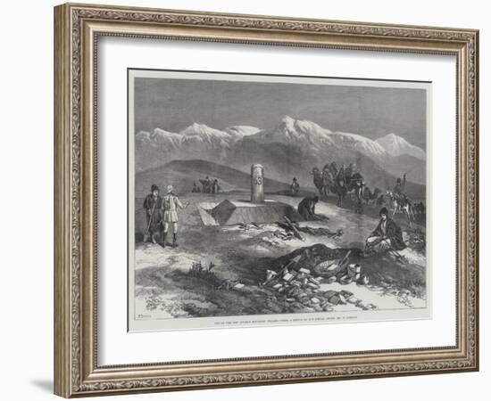 One of the New Afghan Boundary Pillars-William 'Crimea' Simpson-Framed Giclee Print