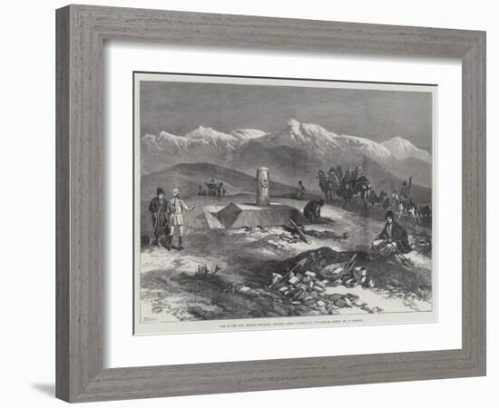 One of the New Afghan Boundary Pillars-William 'Crimea' Simpson-Framed Giclee Print