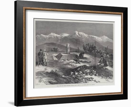 One of the New Afghan Boundary Pillars-William 'Crimea' Simpson-Framed Giclee Print