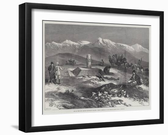 One of the New Afghan Boundary Pillars-William 'Crimea' Simpson-Framed Giclee Print
