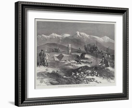 One of the New Afghan Boundary Pillars-William 'Crimea' Simpson-Framed Giclee Print