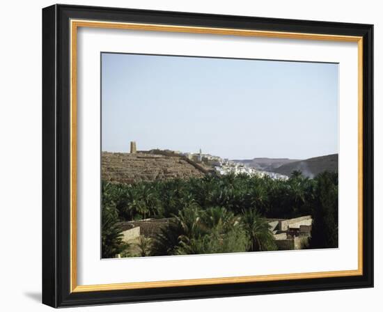 One of the oases of the Mzab valley-Werner Forman-Framed Giclee Print